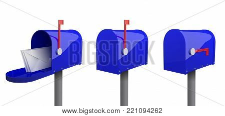 Closed Mailbox For Set Of Mailboxes With Closed Door Raised Flag An Open Set Mailboxes Closed Vector Photo free Trial Bigstock Closed Mailbox For Set Of Mailboxes With Closed Door Raised Flag An Open Set Mailboxes Closed Vector Photo free Trial Bigstock