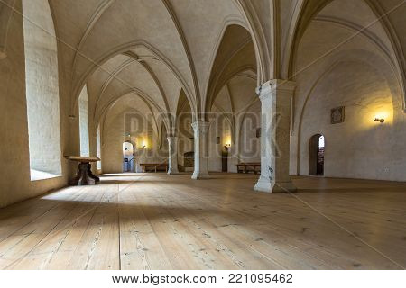 Interiors And Details Of  Turku Castle In Finland.
