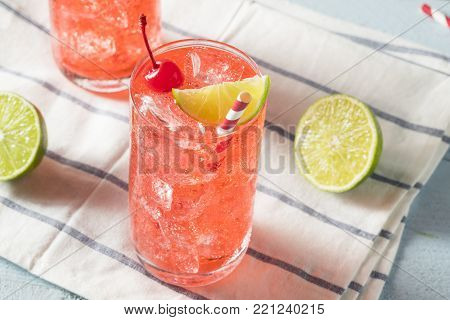 Sweet Homemade Cherry Limeade