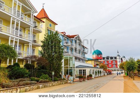 Promenade Of Zinnowitz, Usedom, Germany