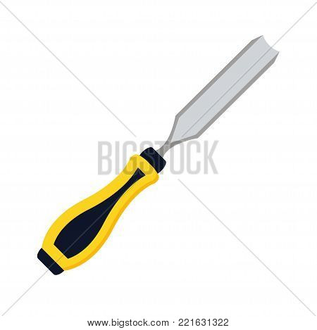 Jack Plane Or Fore Plane Vector Icon Illustration If Flat Design. Woodworking Carpenter Hand Tool Sy