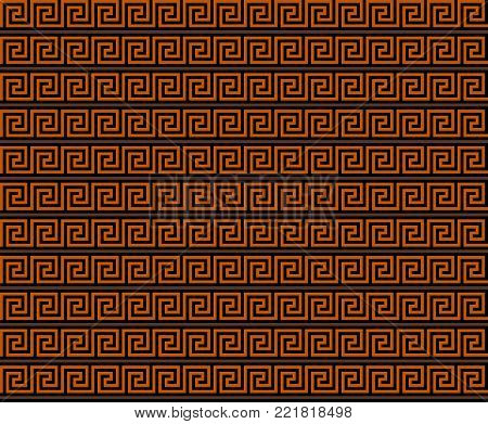 Ancient Greek Decorative Seamless Pattern Meander - Abstract Vector  Repeated Motif