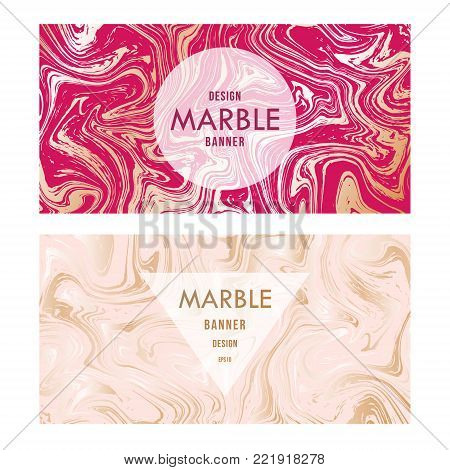 Abstract marble background. Elegant design for decor, invitation or greeting card, banner, paper, poster, web.