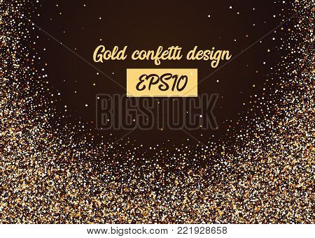 Gold And Glitter Glow Birthday Party Invitations