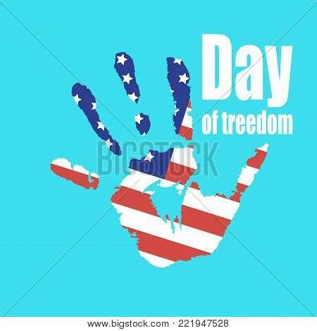 international day of the abolition of slavery in the United States, the day of freedom of slaves, vector illustration