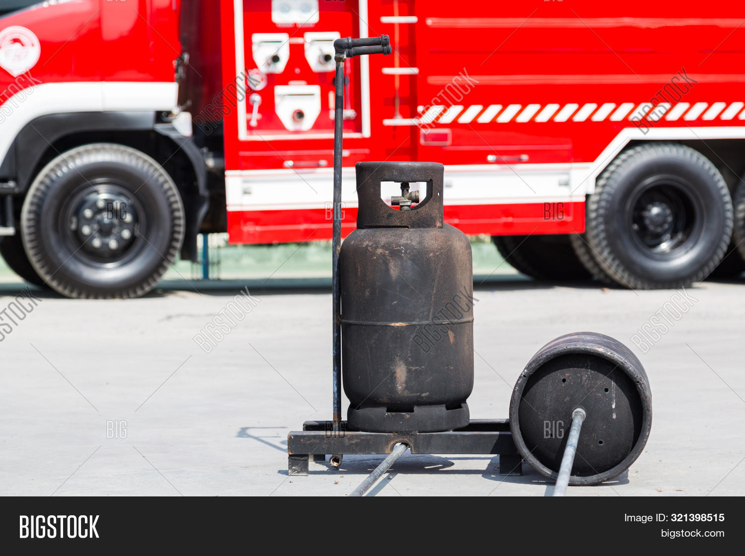 Gas Tanks Fire Image & Photo (Free Trial) Bigstock