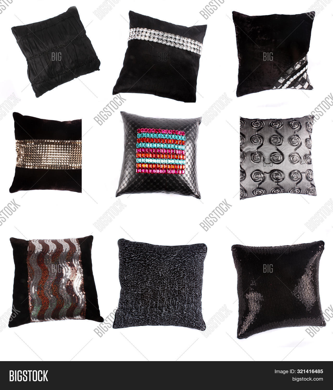 Set Luxurious Pillows Image & Photo (Free Trial) Bigstock
