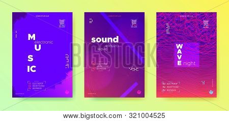 Music Circle. Neon Dj Background. Neon Beats. Multicolor Gradient Banner. Color Music Round. Dj Disc