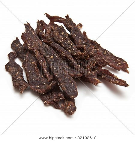 Biltong, africano del sud beef jerky.