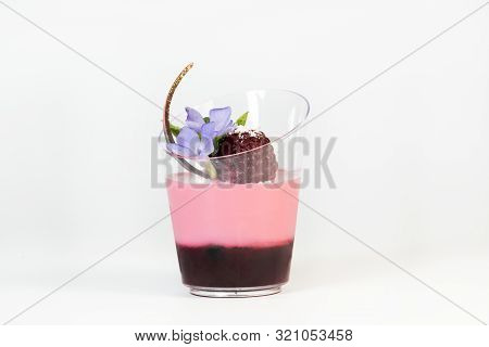 Mini Canapes For Refreshments At Banquets Receptions Catering On A White Background.