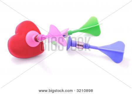 ปาเป้าที่มีสีสันและหัวใจความรัก