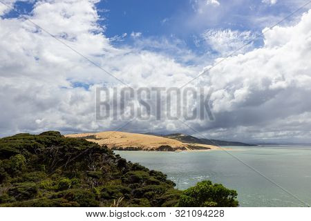 View From Viewpoint Near Opononi, New Zealand