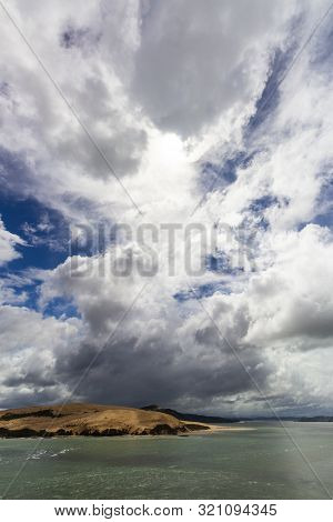 View From Viewpoint Near Opononi, New Zealand