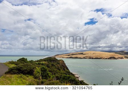 View From Viewpoint Near Opononi, New Zealand