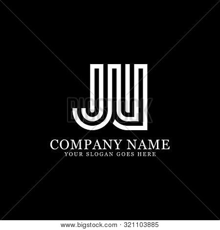 Jv Monogram Logo Inspirations, Letters Logo Template,clean And Creative Designs