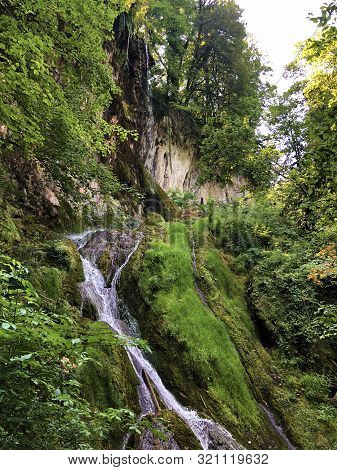 Waterfall Skakavac In A Forest Park Jankovac Or Slap Skakavac U Park Sumi Jankovac - Papuk Nature Pa