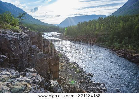 Hoisey River On Putorana Plateau. Russia, Siberia