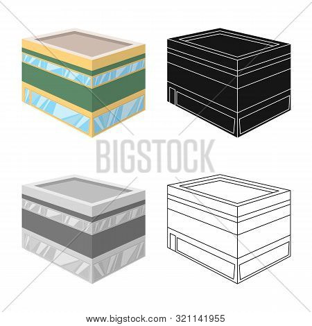Vector Design Of Boutique And Shop Icon. Collection Of Boutique And Window Stock Symbol For Web.