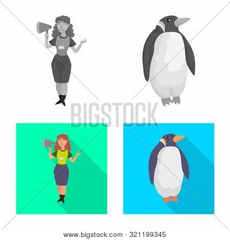 Vector Illustration Of Nature And Fun Symbol. Set Of Nature And Entertainment Vector Icon For Stock.