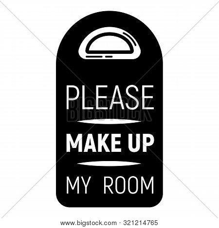 Please Make Up My Room Icon. Simple Illustration Of Please Make Up My Room Vector Icon For Web Desig