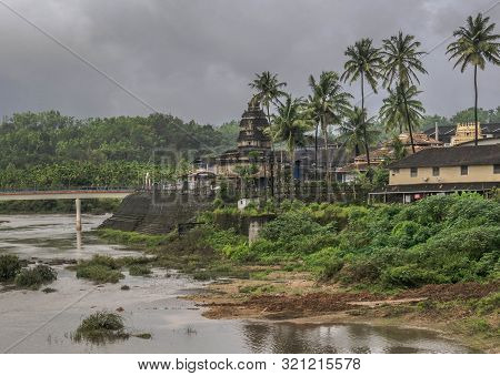 Sharadamba Temple, On The Banks Of The Tanga River, In Springeri.