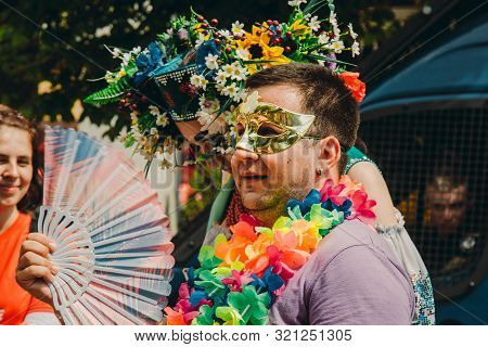 Kiev, Ukraine, 06.23.2019. Lgbt Parade, March Of Equality For The Rights Of Gays, Lesbians, Transves