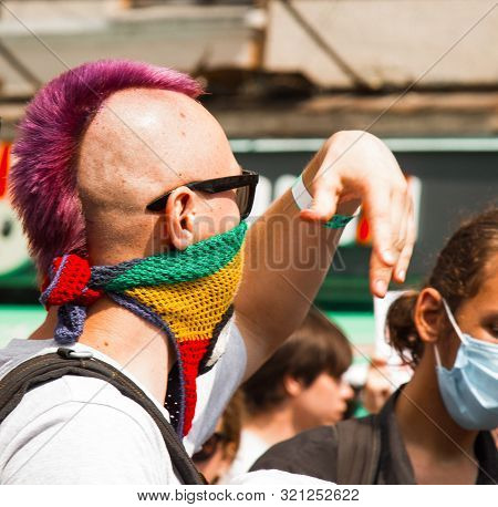 Kiev, Ukraine, 06.23.2019. Lgbt Parade, March Of Equality For The Rights Of Gays, Lesbians, Transves