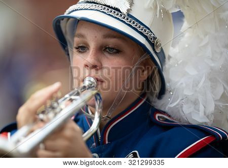 Buckhannon, West Virginia, Usa - May 18, 2019: Strawberry Festival, Members Of The Buckhannon-upshur