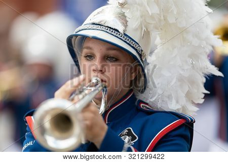 Buckhannon, West Virginia, Usa - May 18, 2019: Strawberry Festival, Members Of The Buckhannon-upshur