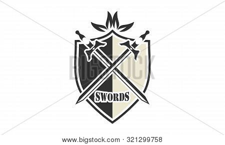 Knight Medieval Est 1975 Logo. Vector Illustration Vector