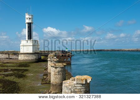 A Tower Of Signaux, Adour River, Anglet, France