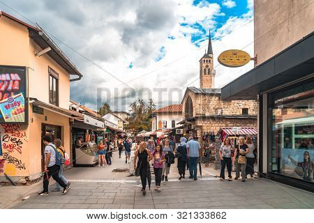 Sarajevo Streets In Bascarsija