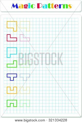 Continue The Pattern With Crayons Or Felt-tip Pens
