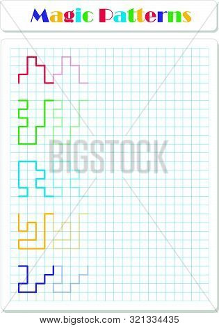 Continue The Pattern With Crayons Or Felt-tip Pens