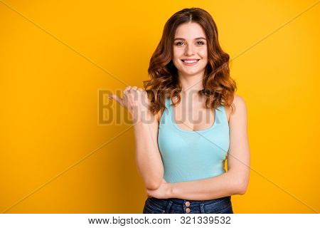 Photo Of Cheerful Cute Nice Fascinating Gorgeous Lovely Sweet Girlfriend Standing Isolated With Vivi