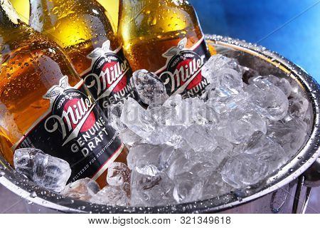 Bottles Of Miller Genuine Draft Beer