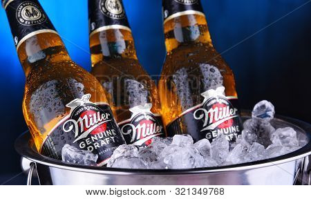 Bottles Of Miller Genuine Draft Beer