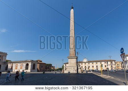 Rome, Italy - June 25, 2017: Basilica Of San Giovanni In Laterano (basilica Di San Giovanni In Later