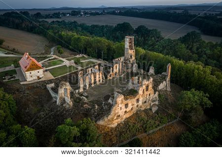 Zviretice Is A Ruin Of A Renaissance Chateau Rebuilt From The Original Gothic Castle Above The Villa