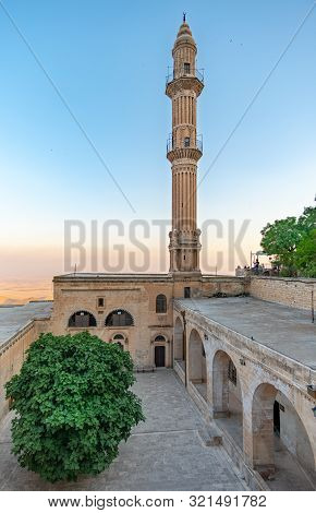 Muslim Tower In Mardin Old City In Southeast Turkey