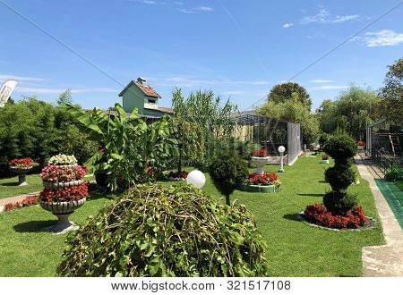 Private Garden Near City Of Slavonski Brod, Croatia