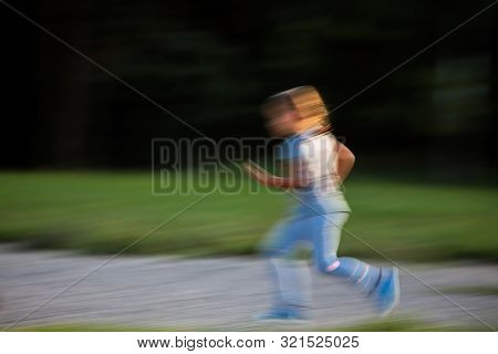 Motion Blured Girl