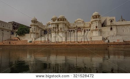 The Ancient City Of Pushkar On The Edge Of The Thar Desert In Rajasthan