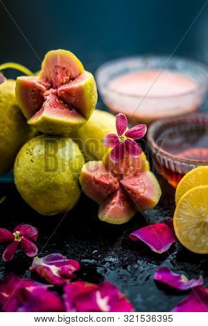 The Easiest Method To Cure Acne And Scars With Guava Face Mask Consisting Of Guava Pulp, Honey, And