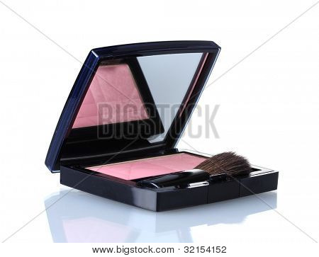 상자 흰색 절연 메이크업 블러셔