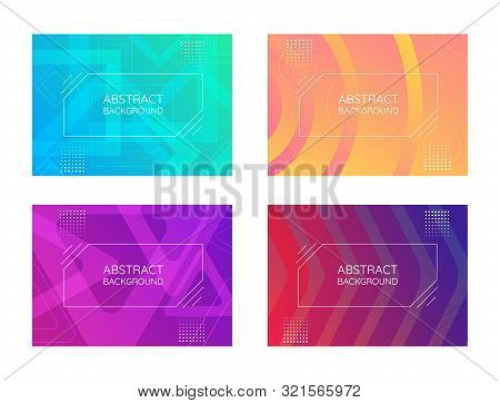 Abstract Background Modern Complex Style And Geometry Shape With Halftone. Vector Illustration