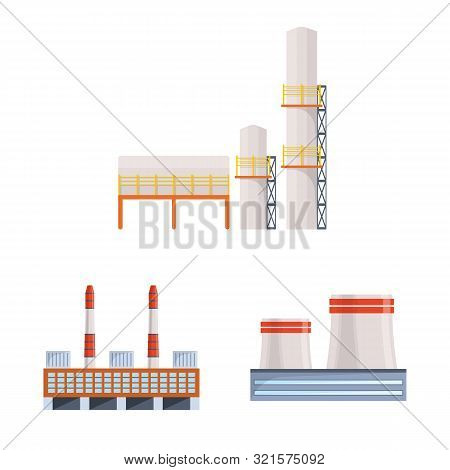 Vector Illustration Of Industry And Building Symbol. Set Of Industry And Construction Stock Vector I