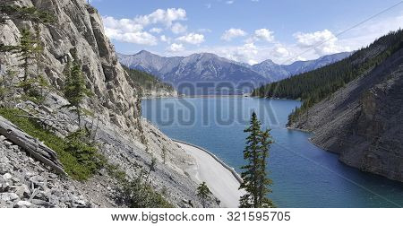 Even A Watershed Is Beautiful When It Is In The Canadian Rockies.