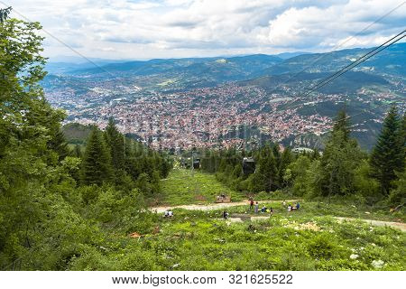 View Of Landscape From Trebevic