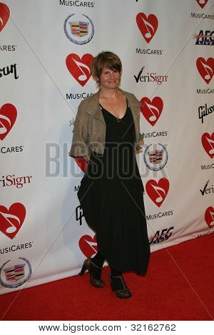 LOS ANGELES, CA - FEB 9: Shawn Colvin på 2007 MusiCares Person Of The Year i LA-konventionen 